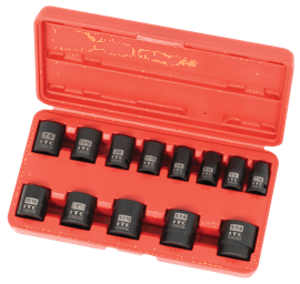 Ensemble de douilles &agrave; chocs SAE de 13 pi&egrave;ces 1/2 po. photo du produit