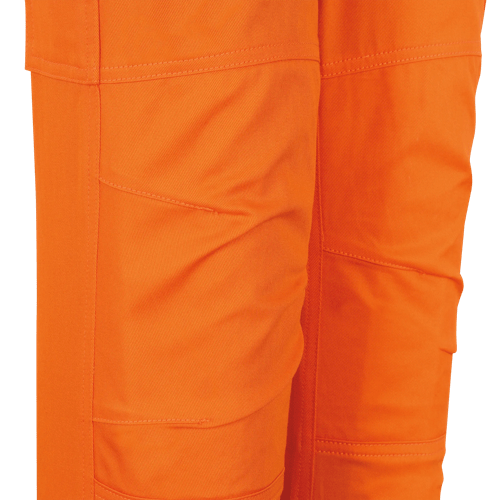 Pantalons de s&eacute;curit&eacute; pour femme &ndash; Coton crois&eacute; &ndash; Orange Haute visibilit&eacute; - TG photo du produit