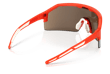 Maxview+ Safety Glasses - Red Frame - Gold Mirror Lens product photo