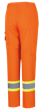 Pantalons de s&eacute;curit&eacute; pour femme &ndash; Coton crois&eacute; &ndash; Orange Haute visibilit&eacute; - TG photo du produit