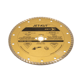 Lame de diamant turbo haut de gamme JET-KUT - 7 x 0,095 x 7/8 po photo du produit
