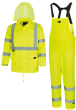 Hi-Vis 150D Oxford Poly/PU Waterproof Suit - Hi-Vis Yellow/Green - 4XL product photo