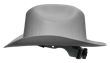 Western Outlaw Hard Hat - Western Brim Style - Gray product photo