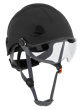 CH-350 Industrial Climbing Hard Hat w/Flip-Up Wraparound Visor - Non-Vented - Black product photo