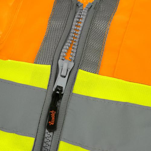 Hi-Vis Mesh-Back Surveyor's Safety Vest - Hi-Vis Orange - XL product photo