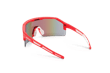 Maxview+ Safety Glasses - Red Frame - Green Mirror Lens product photo