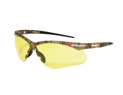 Jackson SG Safety Glasses - Camo Frame - Amber Antifog Lens product photo