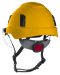 XS2-500 Series Type 2+ Safety Helmet w/Flip-Up Visor - Yellow product photo
