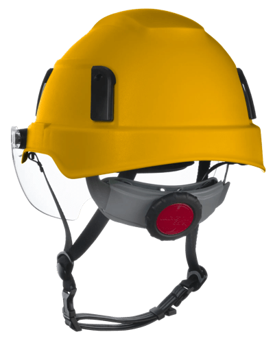 XS2-500 Series Type 2+ Safety Helmet w/Flip-Up Visor - Yellow product photo