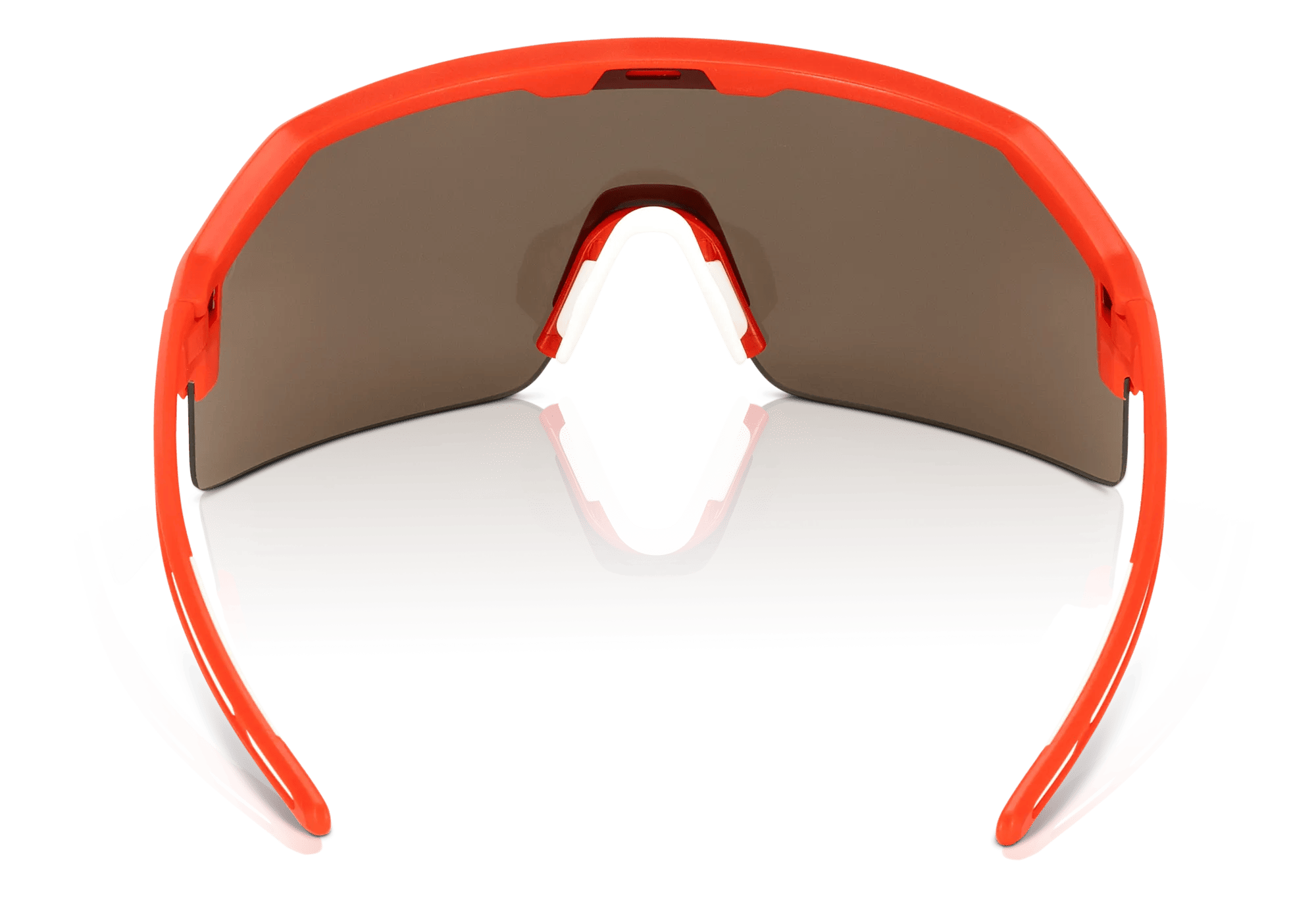 Maxview+ Safety Glasses - Red Frame - Gold Mirror Lens | 60011