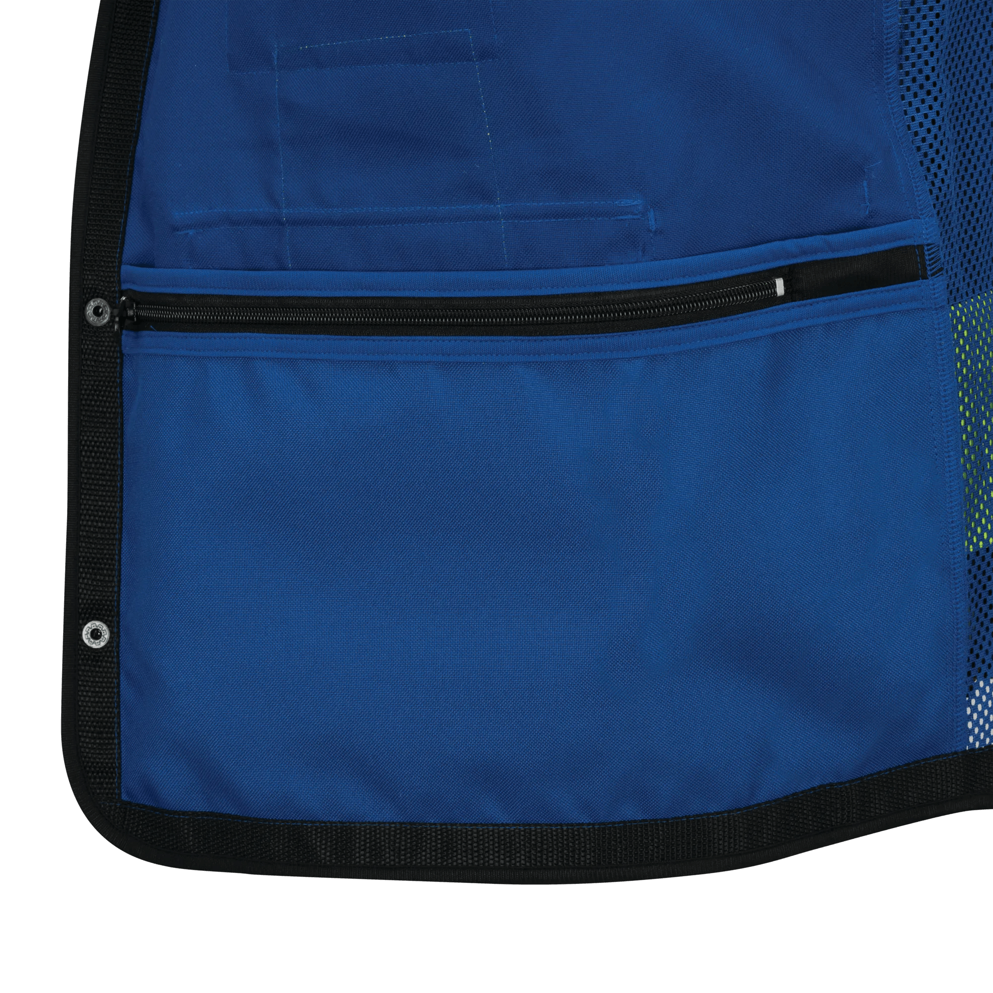 Hi-Vis Surveyor Vest - Antimicrobial - Mesh Back - Blue - XL