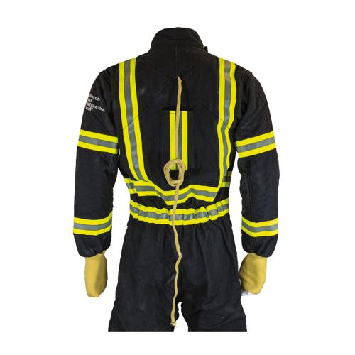 GES8+&trade; Gas Extraction Coveralls with Escape Strap &ndash; Black &ndash; 4XL product photo