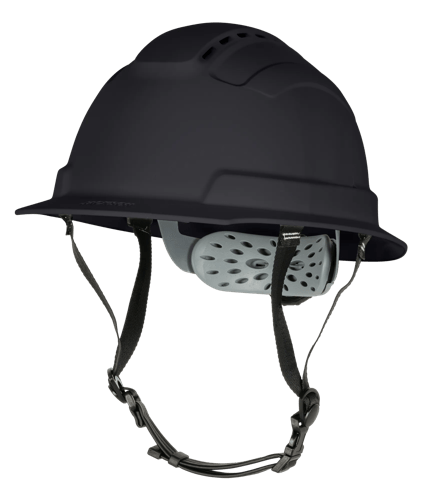 BLOCKHEAD2 Type 2 Full Brim Safety Helmet &ndash; Vented &ndash; Black product photo