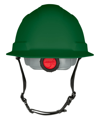 BLOCKHEAD2 Type 2 Full Brim Safety Helmet &ndash; Vented &ndash; Green product photo