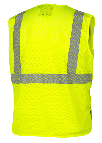 Hi-Vis Class 2 Breakaway Safety Vest - Hi Vis Yellow - XL product photo
