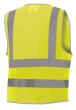 Hi-Vis Poly Mesh Safety Vest - Zipper Closure - Hi-Vis Yellow/Green - M product photo