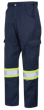 Hi-Vis Poly/Cotton Cargo Work Pants - Navy - 40x32 product photo