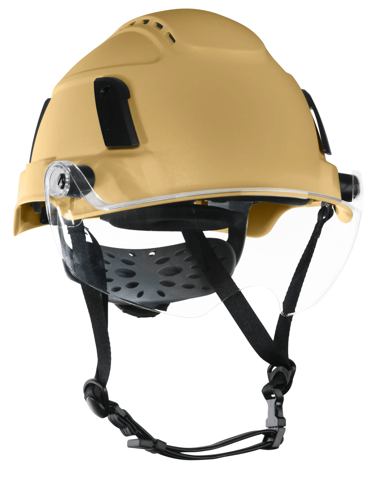 XS2-500 Type 2 Safety Helmet – Flip–Up Visor – Vented – Tan