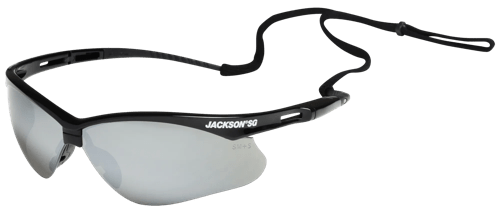 Jackson SG Safety Glasses - Black Frame - Smoke Mirror Anti-Scratch Hardcoat Lens product photo