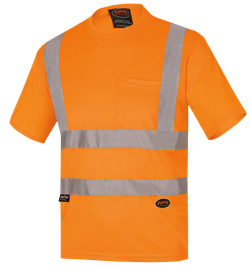 Hi-Vis Bird's-Eye Short-Sleeved Safety T-Shirt - 3XL product photo