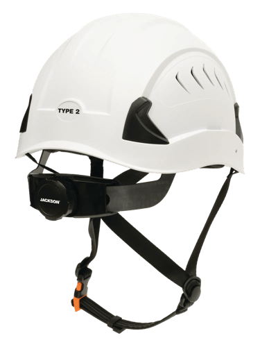 CH-2-400V Type 2 Safety Helmet - Vented - White product photo