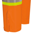 Salopette de pluie haute visibilit&eacute; ignifuge/anti-arc &eacute;l&eacute;ctrique imperm&eacute;able en poly/coton &ndash; Orange haute visibilit&eacute; &ndash; TP photo du produit