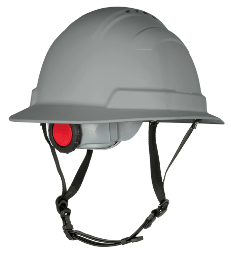 BLOCKHEAD2 Type 2 Full Brim Safety Helmet &ndash; Vented &ndash; Gray product photo