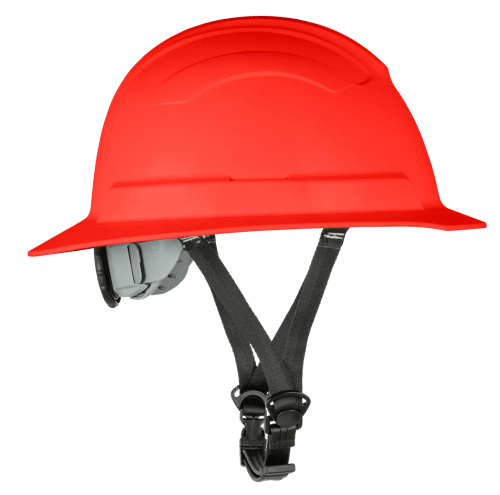 BLOCKHEAD2 Type 2 Full Brim Safety Helmet &ndash; Non-Vented &ndash; Red product photo