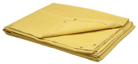 23-oz Acrylic-Coated Fiberglass Welding Blanket - Yellow - 10' x 10' product photo