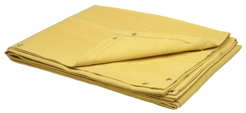 23-oz Acrylic-Coated Fiberglass Welding Blanket - Yellow - 10' x 10' product photo