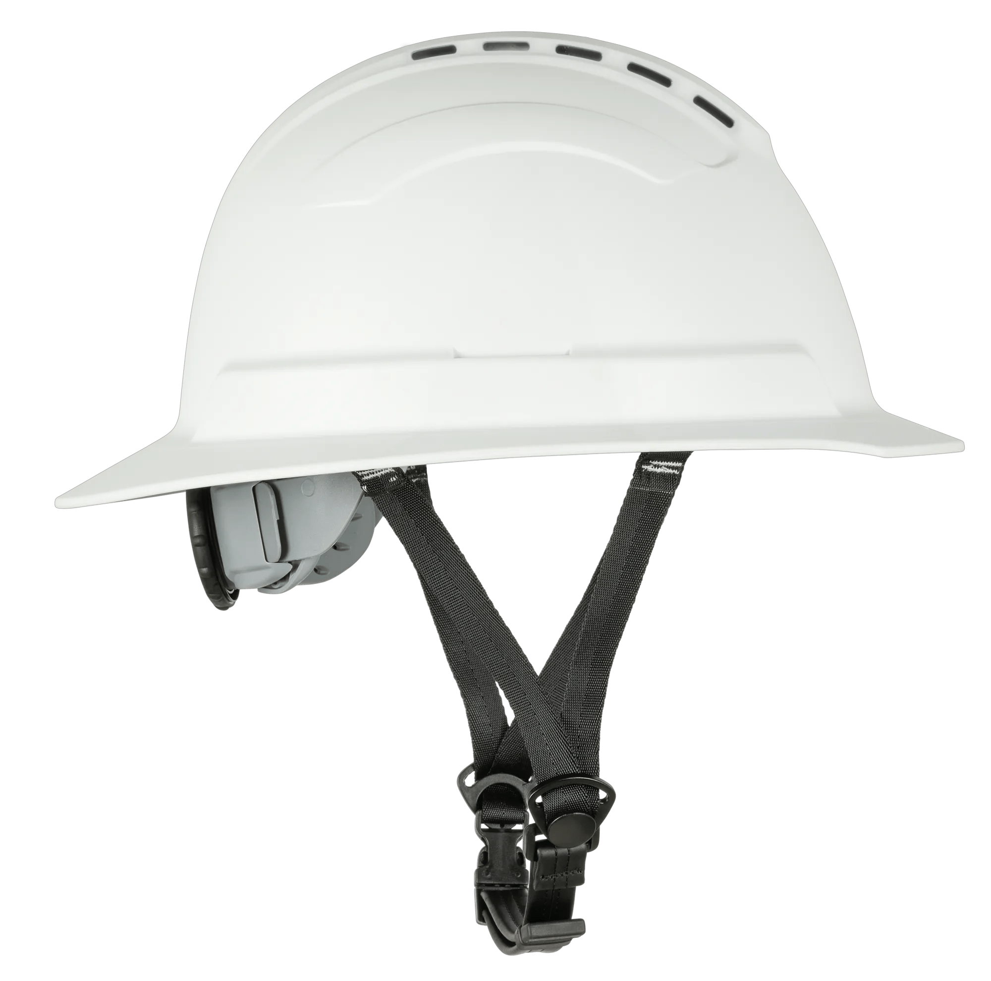 BLOCKHEAD2 Type 2 Full Brim Safety Helmet – Vented – White | 22520