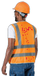 Hi-Vis Poly Tricot  Safety Vest - Hi-Vis Orange - XL product photo