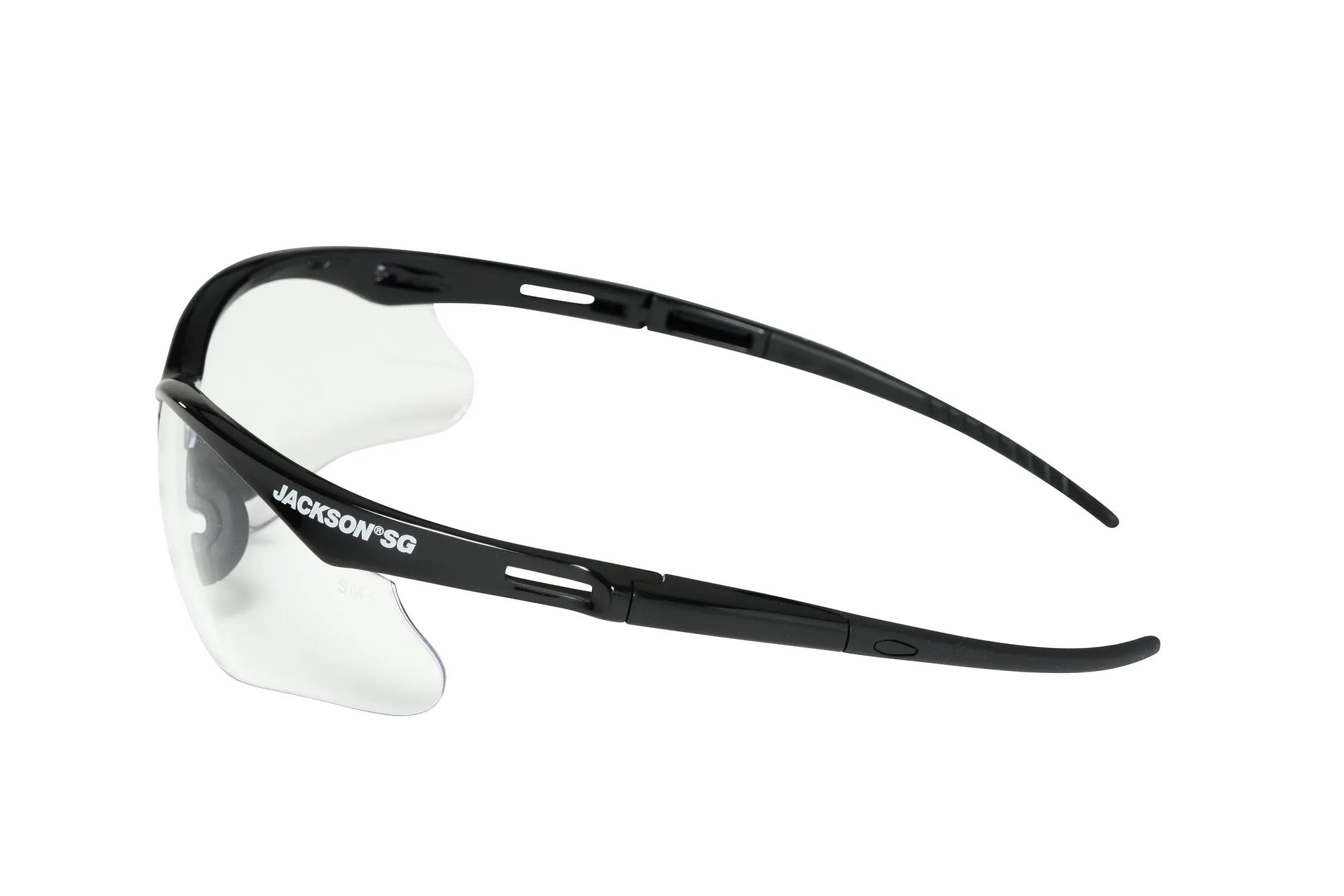 極美品Jackson ProSeriesRhoadsRR GlossBlack Jackson SG Safety Glasses – Black Frame – Clear Anti-Scratch