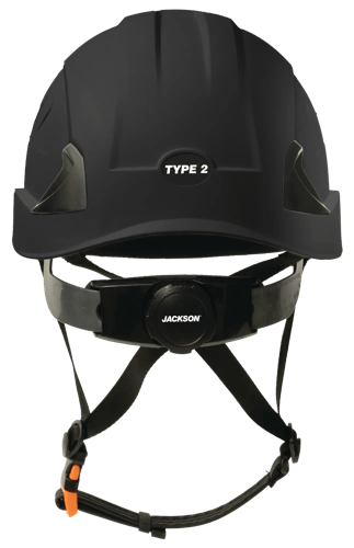 CH-2-400V Type 2 Safety Helmet - Vented - Black product photo