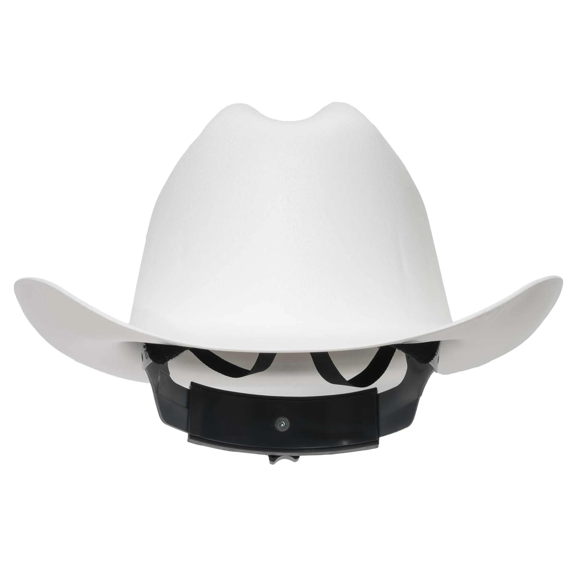 Western Outlaw Hard Hat - Western Brim Style - White | 19500