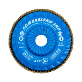 Disque &agrave; lamelles en zirconium ajustable T29 POWERBLEND TRM de 5 po x 7/8 po - Z40 photo du produit