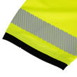 Women's Hi-Vis Short -Sleeved Safety T-Shirt - Class 3 - Hi-Vis Yellow - 2XL product photo
