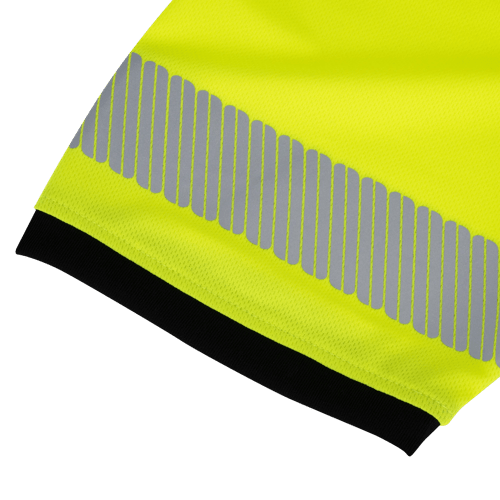 Women's Hi-Vis Short -Sleeved Safety T-Shirt - Class 3 - Hi-Vis Yellow - 2XL product photo