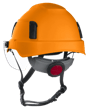 XS2-500 Series Type 2+ Safety Helmet w/Flip-Up Visor - Hi-Vis Orange product photo
