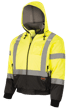 Hi-Vis Insulated Safety Bomber - 100% Waterproof  - Hi-Vis Yellow - S product photo