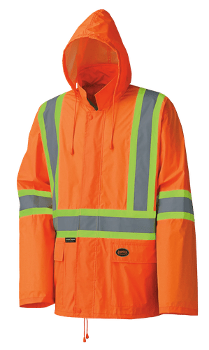 Traditional Weatherwear × CLANE/サイズ1 Hi–Vis Lightweight Waterproof Rain Suit – Orange – Men's 2XL