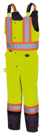 Salopette de s&eacute;curit&eacute; imperm&eacute;able metelass&eacute; &ndash; jaune/vert haute visibilit&eacute; &ndash; homme 2G photo du produit