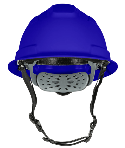 BLOCKHEAD2 Type 2 Full Brim Safety Helmet &ndash; Vented &ndash; Blue product photo