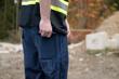 Pantalon de s&eacute;curit&eacute; haute visibilit&eacute; - Bleu marine - TG photo du produit
