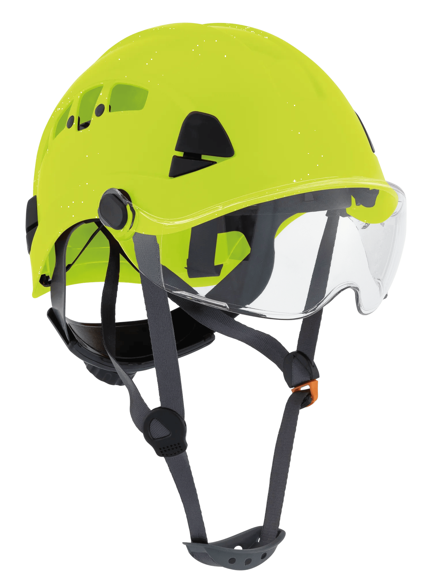 チャッピー CH-450V Industrial Climbing Hard Hat - Flip-Up Wraparound Visor