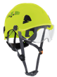 CH-450V Industrial Climbing Hard Hat - Flip-Up Wraparound Visor - Vented - Type 1 - Hi-Vis Green product photo