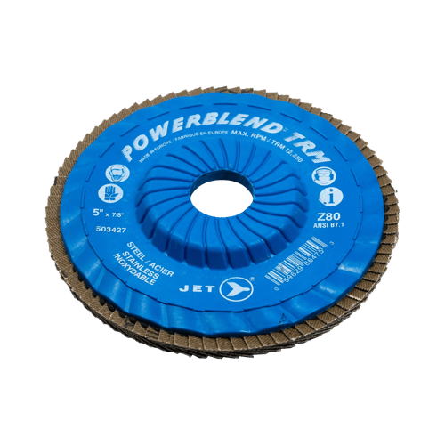 Disque &agrave; lamelles en zirconium ajustable T29 POWERBLEND TRM de 5 po x 7/8 po - Z80 photo du produit