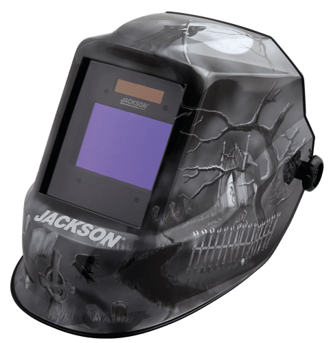 Premium Welding Helmet – 6 Feet Under – ADF Fixed Shade product photo