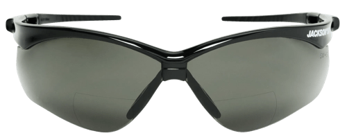Jackson SG Safety Glasses - Black Frame - Smoke +2.5X Hardcoat Anti-Scratch Lens product photo