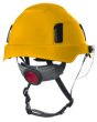 XS2-500 Series Type 2+ Safety Helmet w/Flip-Up Visor - Yellow product photo